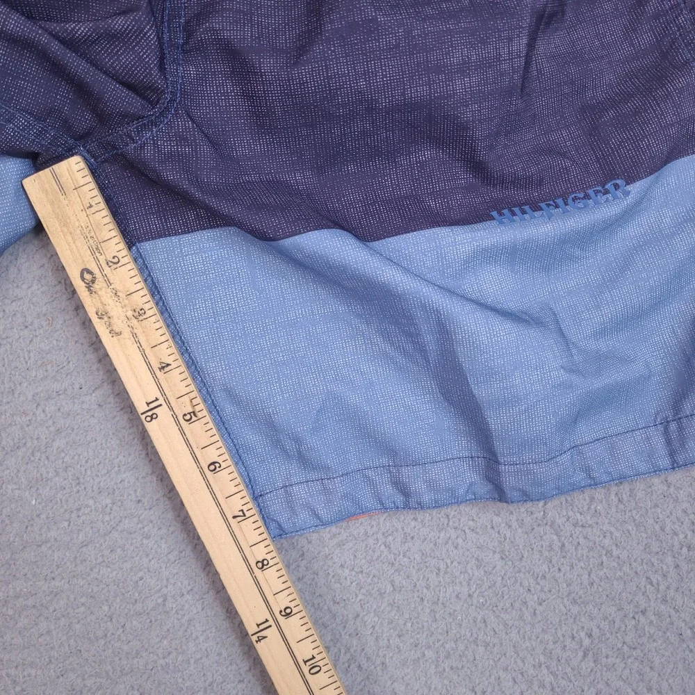 Tommy Hilfiger Swim Trunks Mens Medium 30 Waist Blue Colorblock‎ Mesh Lining
